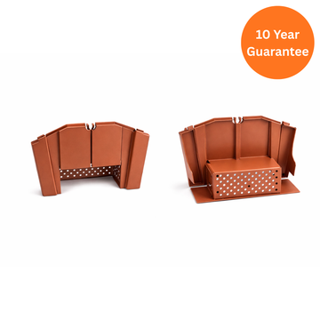 Ulti-Verge Ambi Dry Verge Starter Terracotta – UPVC Roof Verge Starter Unit