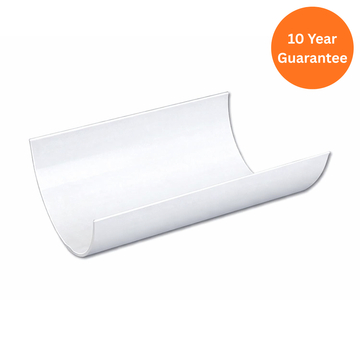 Half-Round Gutter 4 Mtr (White)