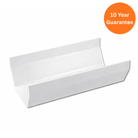 Square Gutter 4 Mtr (White)