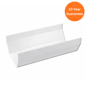 Square Gutter 4 Mtr (White)