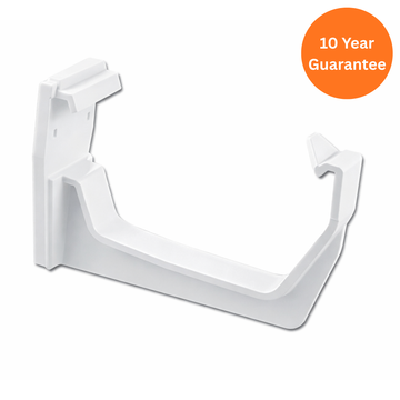 Square Gutter Fascia Bracket (White)