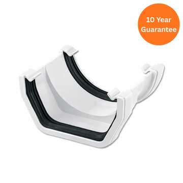 Square/Round Gutter Adptr (White)