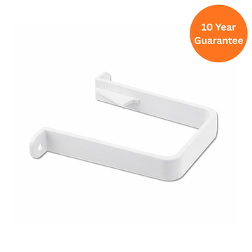 Square Downpipe Clip (White)