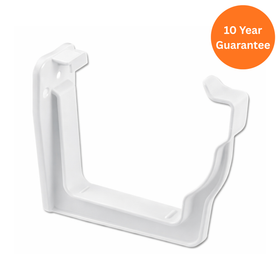 White Ogee Gutter Fascia Bracket uPVC Gutter Support Clip