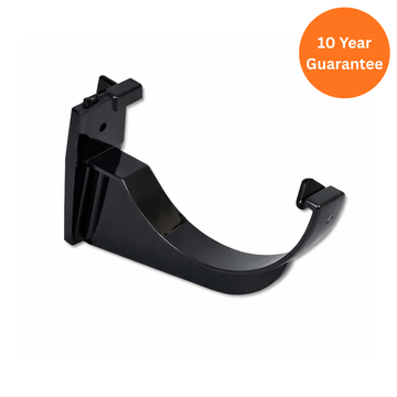 Black Half Round Gutter Fascia Bracket uPVC Gutter Support Clip