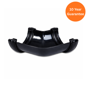 Black Half Round Gutter Angle 135 Degree uPVC Gutter Corner Joint