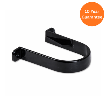 Black Round Downpipe Clip uPVC Pipe Fixing Bracket