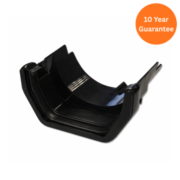 Black Square to Cast Iron Round Gutter Adaptor uPVC Drainage Connector