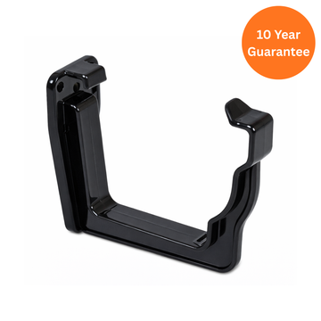 Black Ogee Gutter Fascia Bracket uPVC Gutter Support Clip