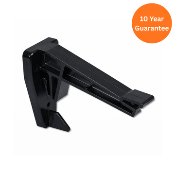 Black Hi-Cap Top Hung Fascia Bracket uPVC Gutter Support Bracket