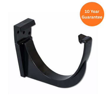 Black Hi-Cap Gutter Fascia Bracket uPVC High Capacity Gutter Support