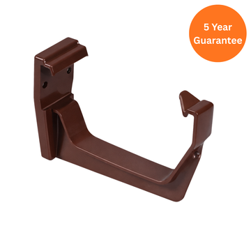 Brown Square Gutter Fascia Bracket uPVC Gutter Support Bracket