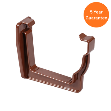 Brown Ogee Gutter Fascia Bracket uPVC Gutter Support Clip