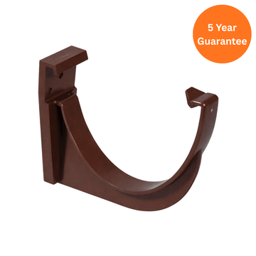 Brown Hi-Cap Gutter Fascia Bracket uPVC Deepflow Gutter Support