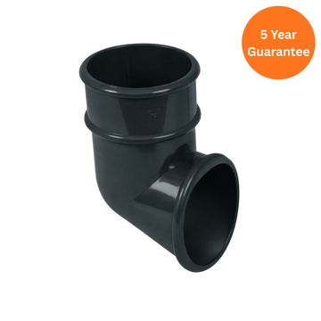Round Downpipe Shoe Anthracite Grey