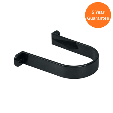Anthracite Grey Round Downpipe Clip uPVC Pipe Bracket