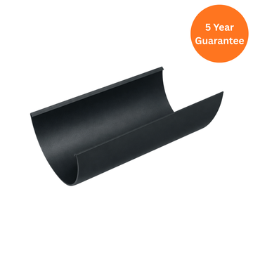 Anthracite Grey Hi-Cap Gutter 4 Metre Length uPVC Rainwater Guttering