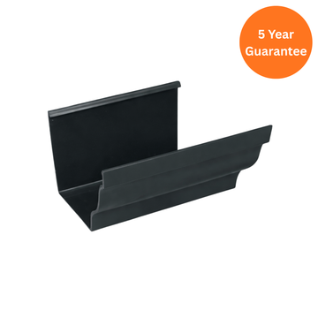 Anthracite Grey 4m Ogee Gutter Length uPVC Rainwater Guttering