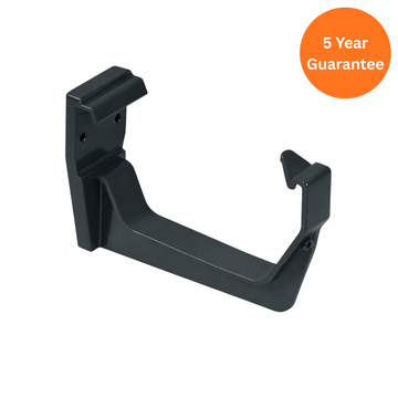 Anthracite Grey Square Gutter Fascia Bracket uPVC Gutter Support Clip