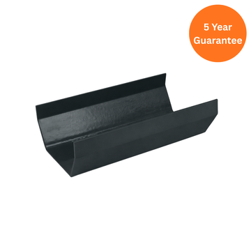 Anthracite Grey Square Gutter 4m uPVC Rainwater Guttering