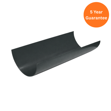 Anthracite Grey Half Round Gutter 4m uPVC Rainwater System