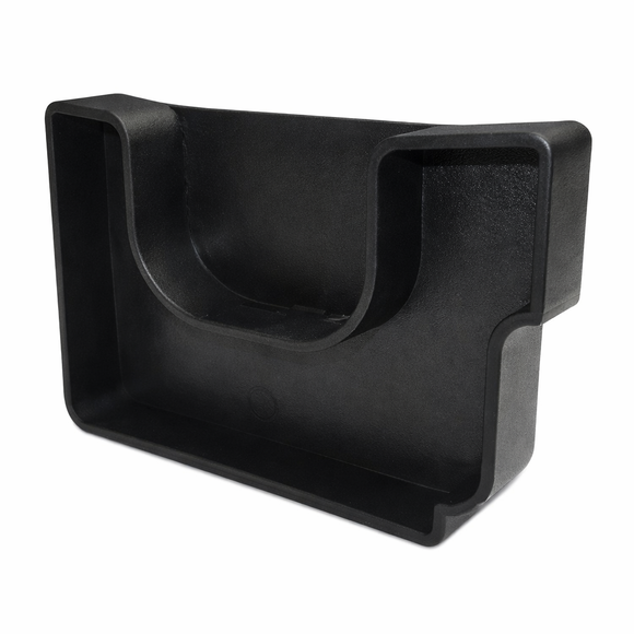 Twinplas Black Gutter End Cap Right Hand for Box Gutter Systems