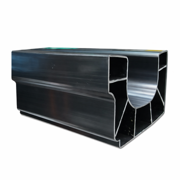 Twinplas Black 5m uPVC Gutter Length for Rainwater Drainage