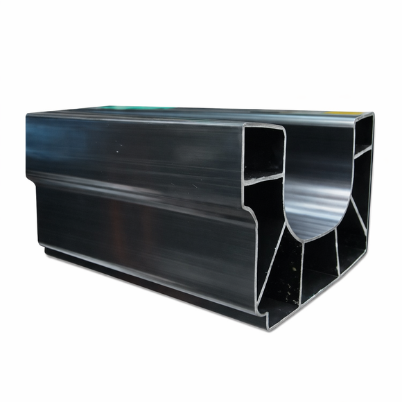 Twinplas Black 5m uPVC Gutter Length for Rainwater Drainage