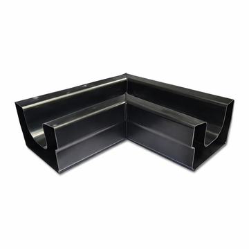 Twinplas Black Internal Gutter Mitre Connector uPVC Corner Joint