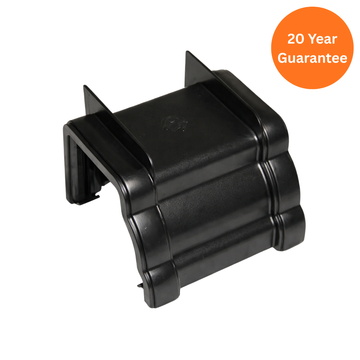 FloPlast Ogee Gutter Union Bracket Cast Iron Effect