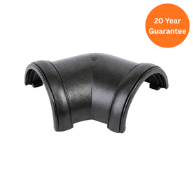 FloPlast Half Round Gutter 135 Degree Angle Cast Iron Effect Gutter Joint