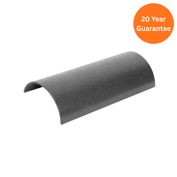 FloPlast Half Round Gutter 4m Cast Iron Effect Rainwater Guttering