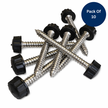 Cast Iron Effect Fixing Screws 50mm – Pack of 10