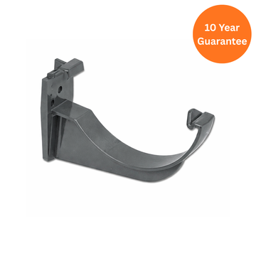 Half-Round Gutter Fascia Bracket Anthracite Grey uPVC Support Clip