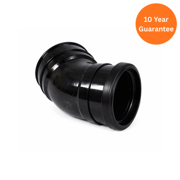 FloPlast Black 135° Top Offset Soil Pipe Bend