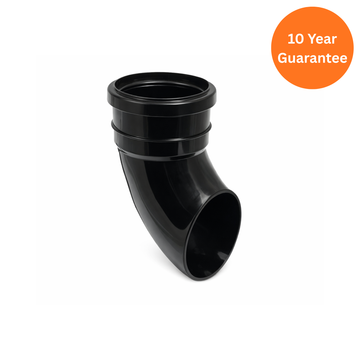 FloPlast Black uPVC Shoe Soil Pipe Fitting for Rainwater Drainage