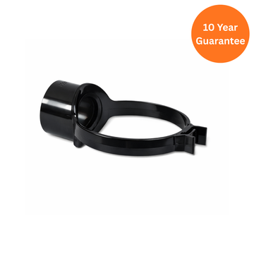 FloPlast Black 110mm Strap Boss uPVC Soil Pipe Fitting