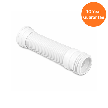 White 110mm uPVC Flexible Soil & Waste Pipe