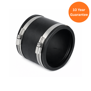 FloPlast Underground Flexi-Coupling 98–115mm Flexible Drainage Pipe Connector