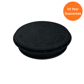 FloPlast 450mm Underground Plastic Cover & Frame – Inspection Chamber Cover