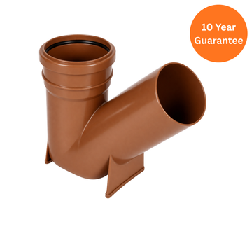110mm Underground 45° Universal Gully Trap – FloPlast uPVC Drainage Odour Trap