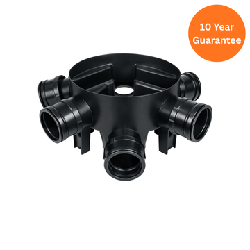 FloPlast Underground 270mm Deep Chamber Base – uPVC Drainage Inspection Chamber