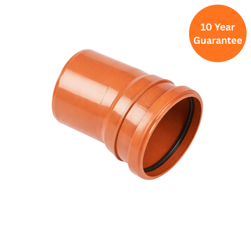 110mm Underground 15° Single Socket Bend – FloPlast uPVC Drainage Fitting