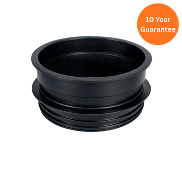 FloPlast Underground 100mm Chamber Riser – uPVC Drainage Inspection Chamber Extension