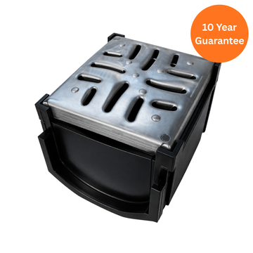 Drain Corner Galvanised Grate