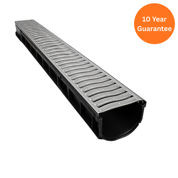 110mm Drainage Channel Galvanised Grate