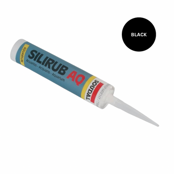 Soudal Aquarium Silicone Black Sealant for Aquaria and Terraria