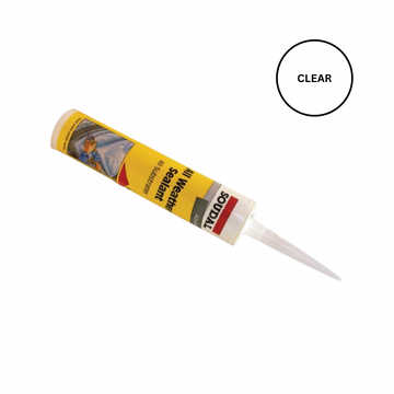 Soudal All Weather Transparent Sealant for Gutters and Repairs