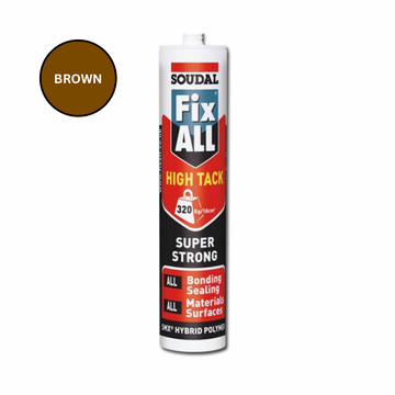 Soudal Fix ALL High Tack Brown Adhesive & Sealant 290ml