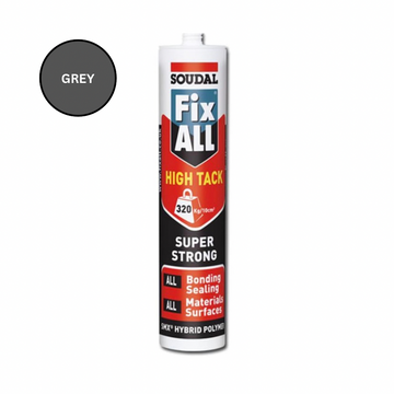 Soudal Fix ALL High Tack Grey Adhesive & Sealant 290ml